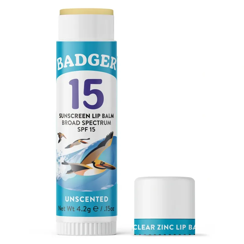 Badger Active Mineral Sunscreen Lip Balm SPF 15-1