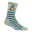 Darn Tough Women's Animal Haus Crew Lightweight Socks in Bunny Blue