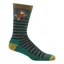 Darn Tough Wild Life Crew LW Lifestyle Socks in Fox Teal