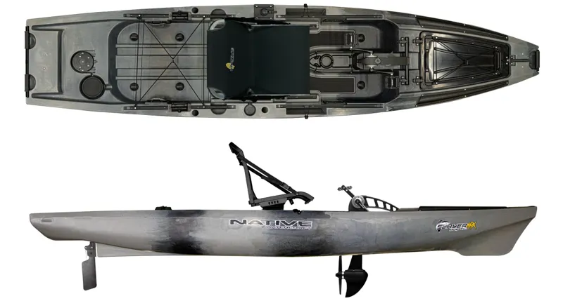 Native Watercraft Slayer Propel Max 12.5 in Greygoose