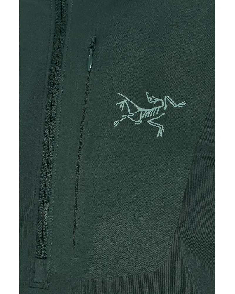 Arc'teryx Rho LT Zip Neck in Dark Jade-3