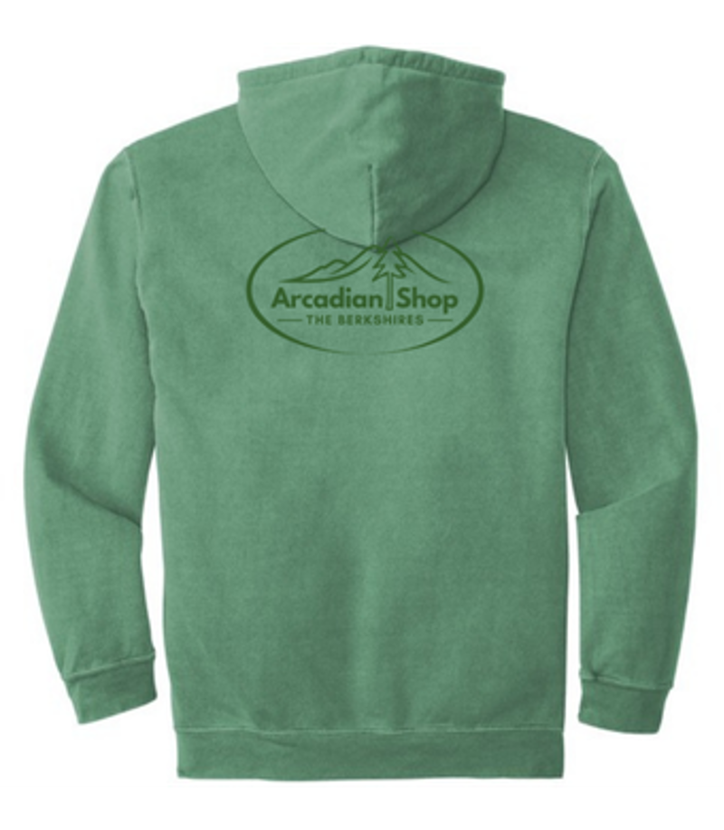 Arcadian Shop Logo Hoody in Green-1