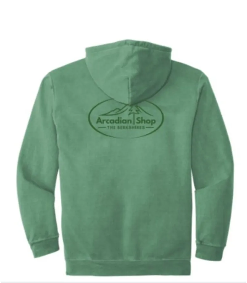 Arcadian Shop Logo Hoody in Green-1