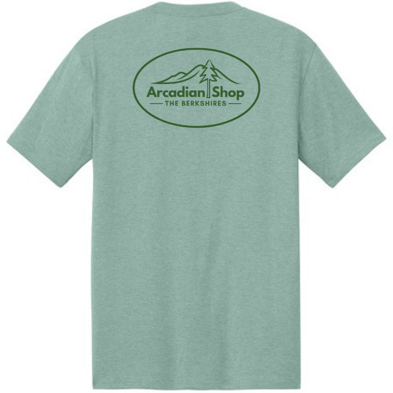 Arcadian Shop Logo Perfect Tri-Tee in Green-1