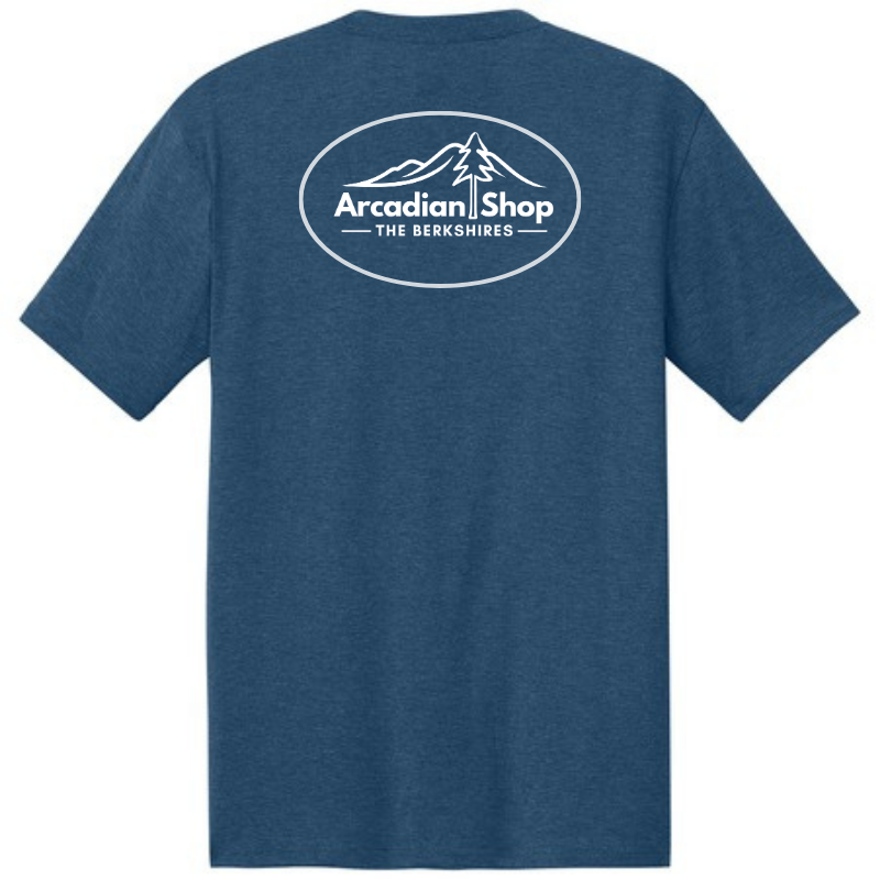 Arcadian Shop Logo Perfect Tri-Tee in Navy-1