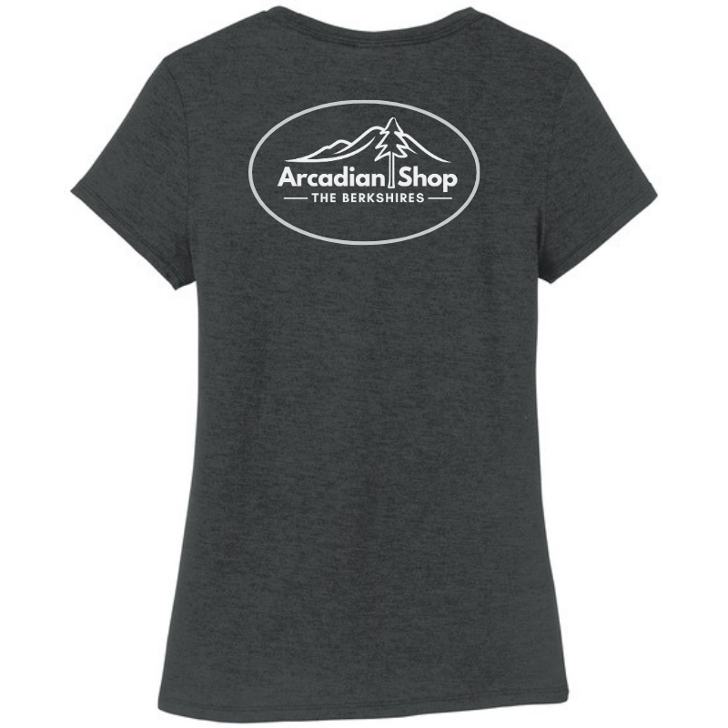Arcadian Shop Women's Logo Perfect Tri-Tee in Black-1