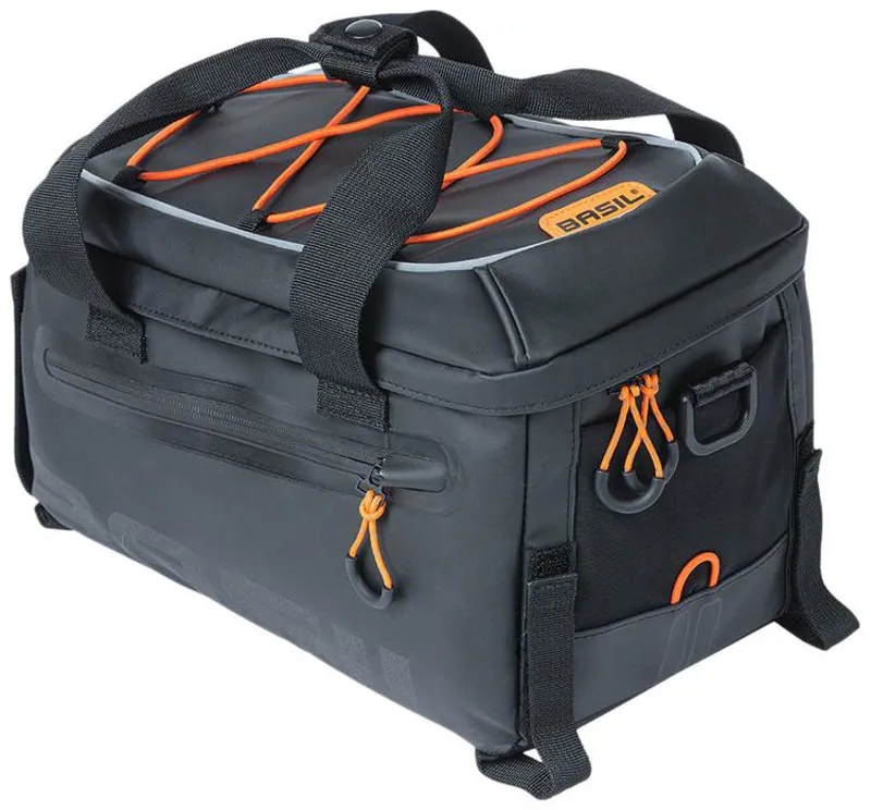 Basil Miles Trunk Bag Mik 7L In Black/Orange