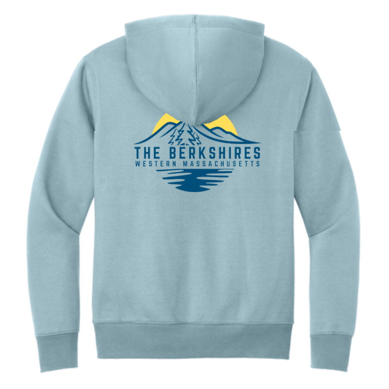 Arcadian Shop Berkshires Perfect Weight Hoody in Blue-1