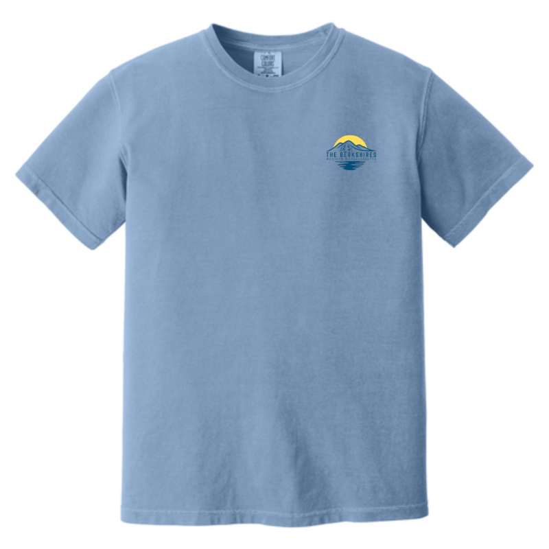 Arcadian Shop The Berkshires Logo Tee in Denim