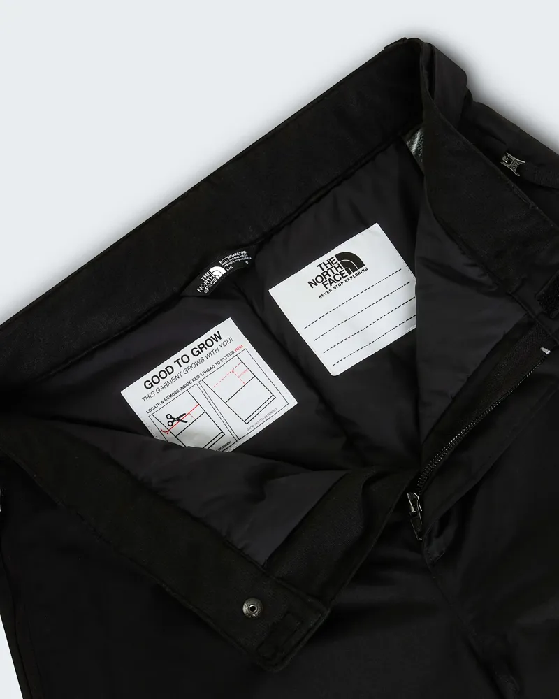 The North Face Boy's Freedom Insulated Pants in TNF Black-6