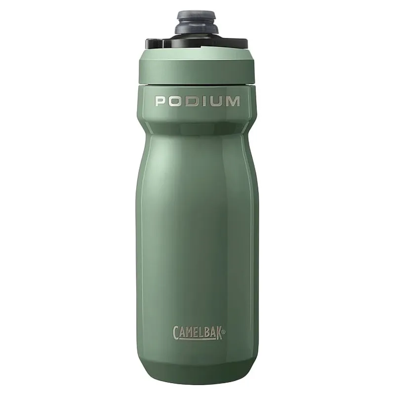 Camelbak Podium Steel Bike Bottle 18oz in Moss
