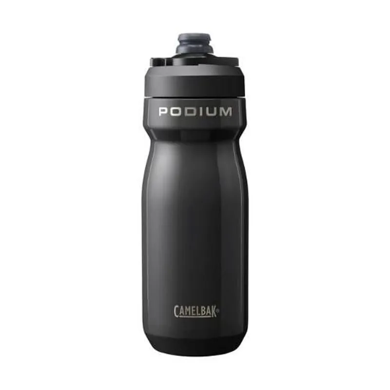 Camelbak Podium Steel Bike Water Bottle in 18Oz in Black