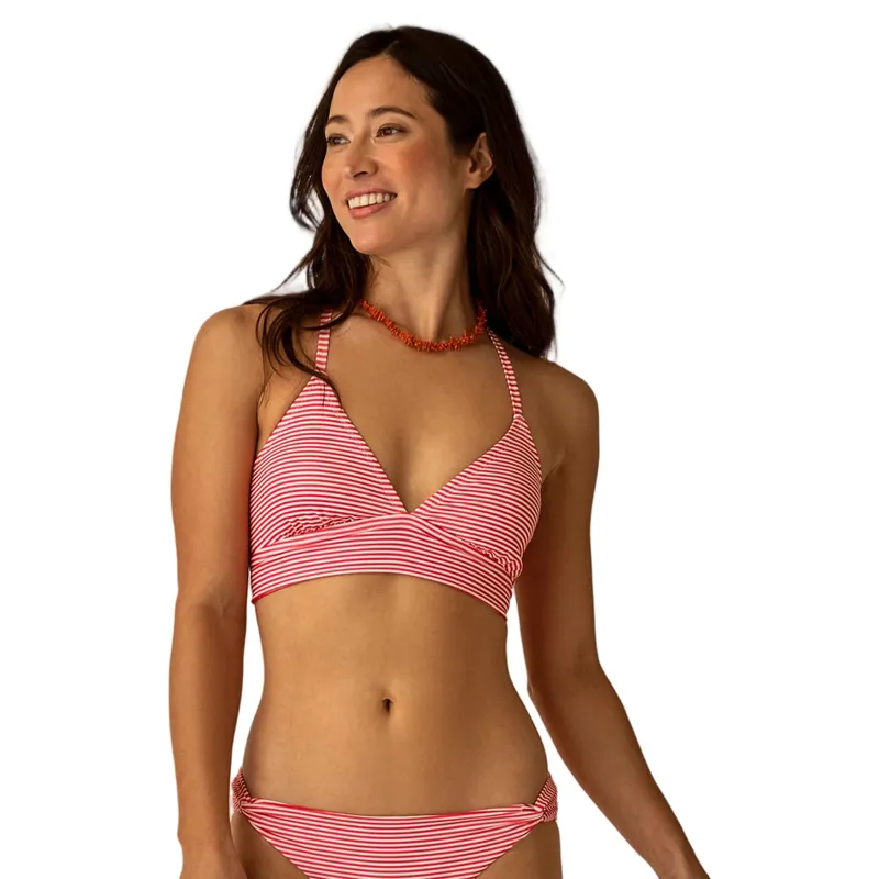 Carve Designs Women's Dahlia Top in Melon Stripe-1