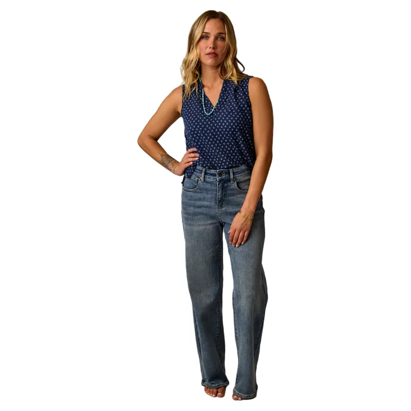 Carve Designs Women's Dylan Tank in Petite Bloom-5