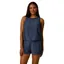 Carve Designs Women's Lou Linen Tank in Captain Chambray
