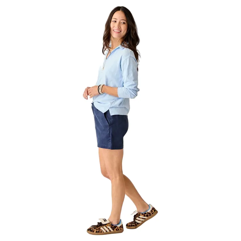 Carve Designs Women's Sausalito Short in Navy-1