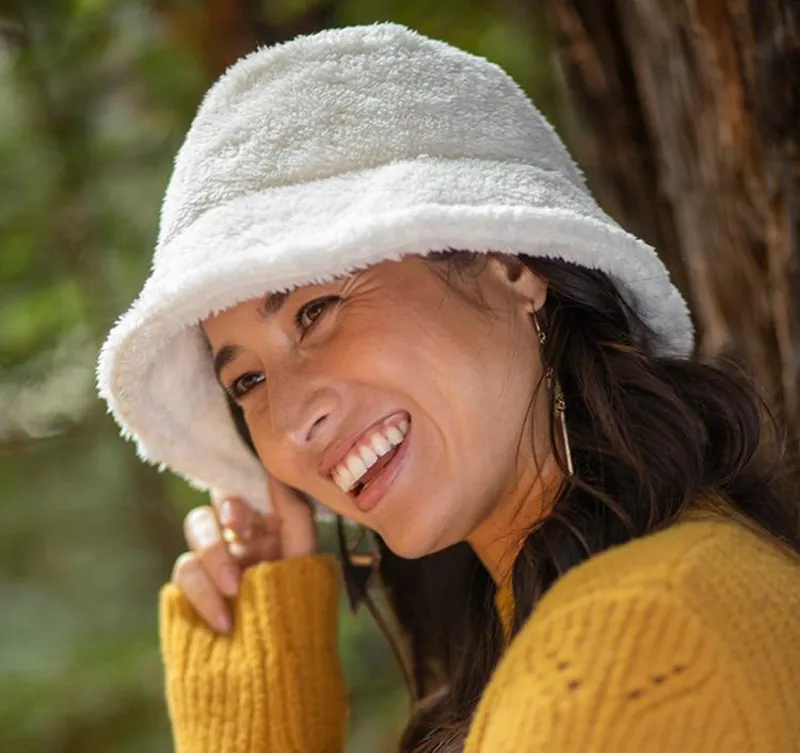 Carve Designs Sherpa Bucket Hat in Birch - Arcadian Shop