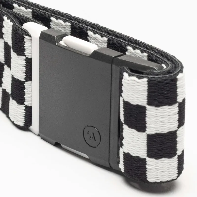 Arcade Check Belt in Black/Glacial-3