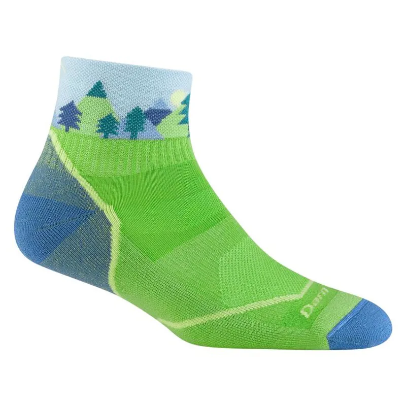 Darn Tough Kids Quest Sock in Green