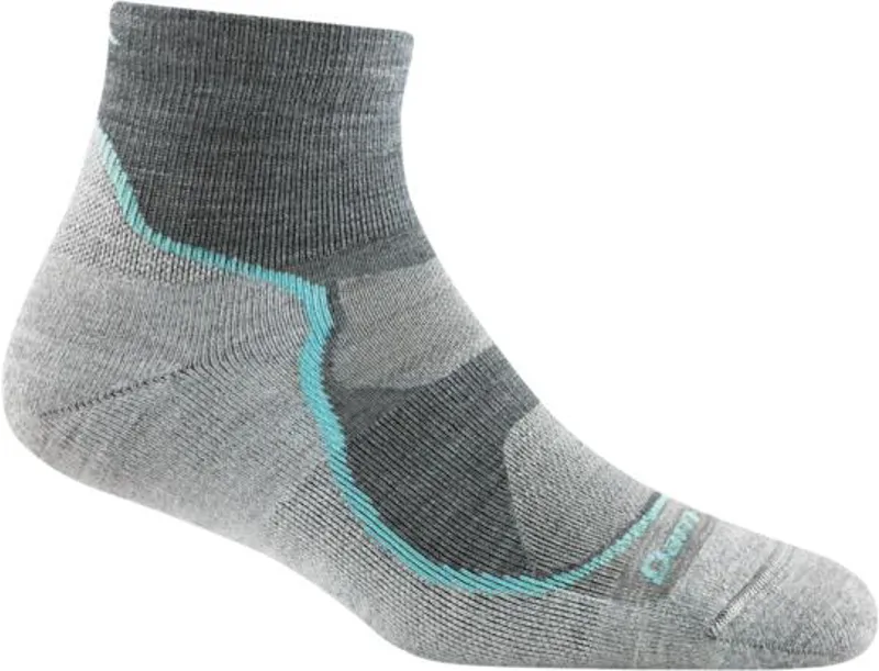 Darn Tough Light Hiker 1/4 Lw Cush in Slate