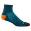 Darn Tough Run 1/4 Ultra-Lightweight Running Socks in Dark Teal