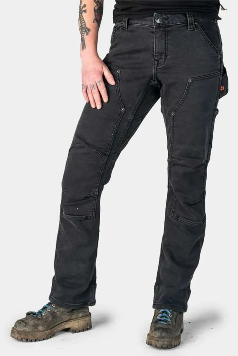 Dovetail Thermal Britt Utility in Black Thermal Denim