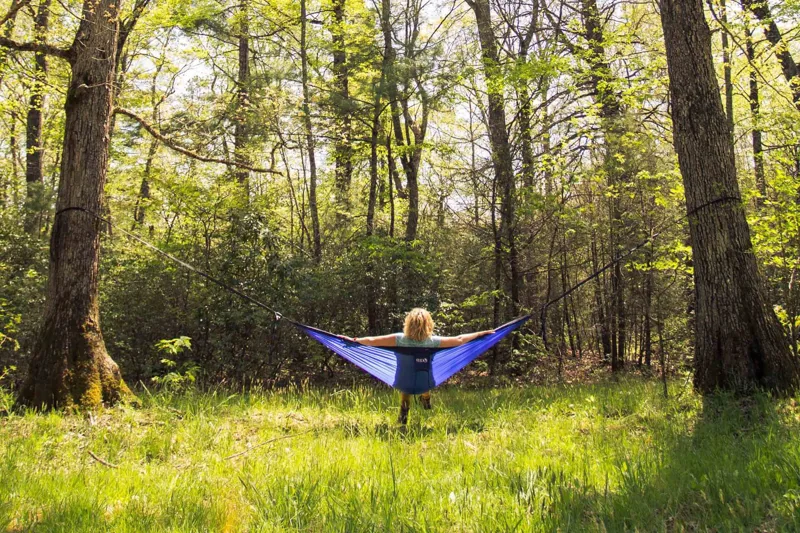 ENO Atlas XL Hammock Straps in Black/Royal-9