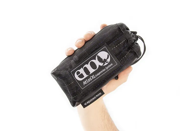 ENO Atlas XL Hammock Straps in Black/Royal-7