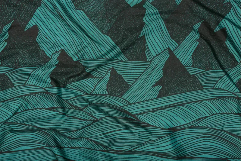 ENO DoubleNest Print Hammock Mountains To Sea/Grey-3