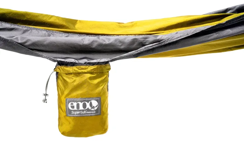 ENO SuperSub Ultralight Hammock in Yellow/Steel-2