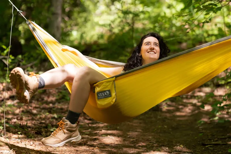ENO SuperSub Ultralight Hammock in Yellow/Steel-8