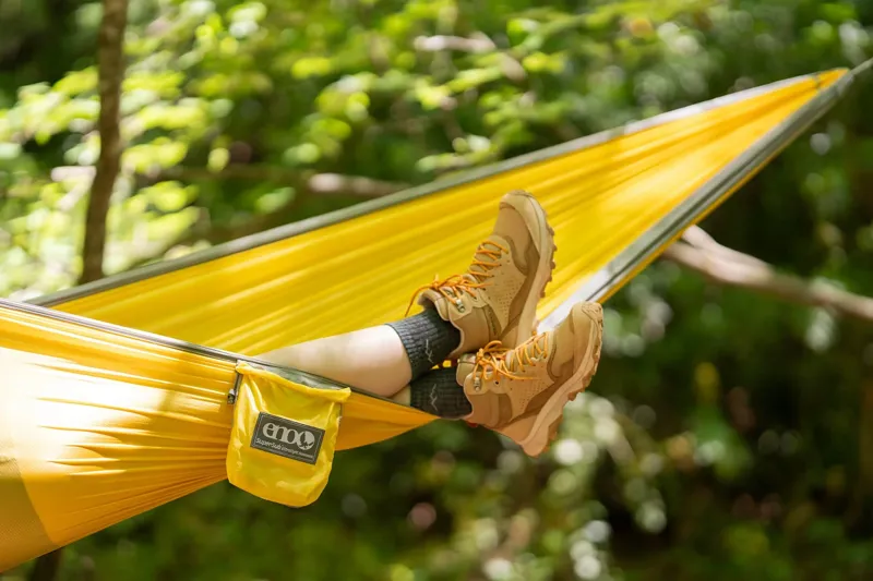 ENO SuperSub Ultralight Hammock in Yellow/Steel-9