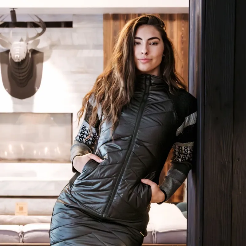 Krimson Klover Switchback Jacket in Black Pointelle-3