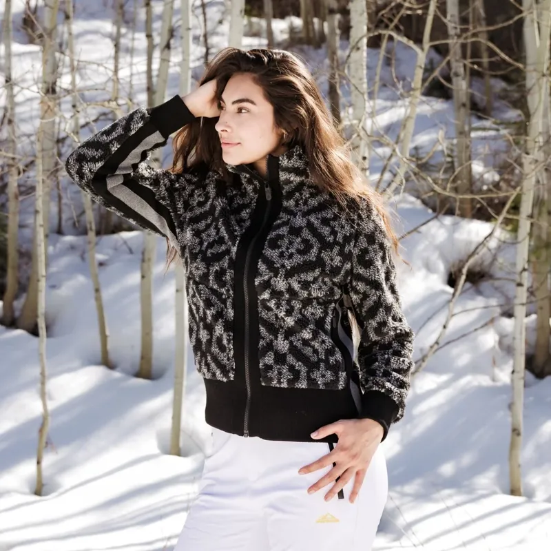 Krimson Klover Stevie Jacket in Black/Charcoal Jacquard-3