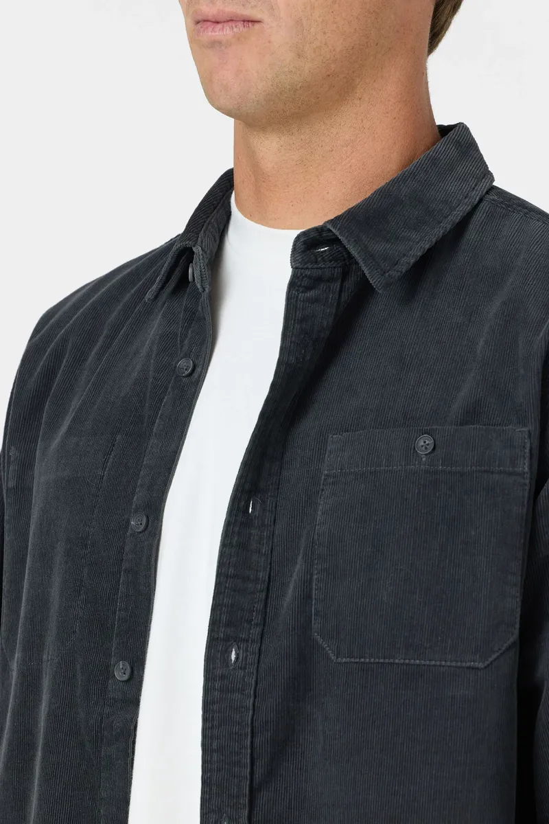 O'Neill O'Riginals Cord Shirt in Phantom-5