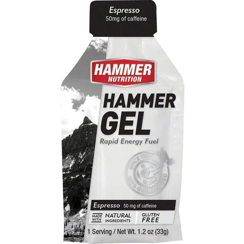 Hammer Nutrition Gel Single Pouch In Espresso