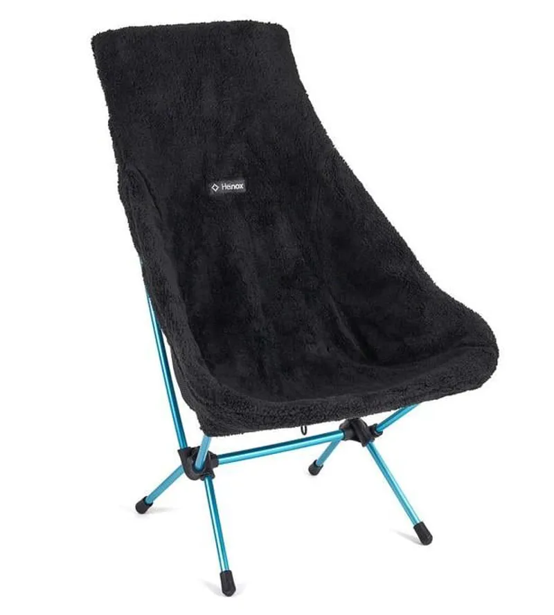 Helinox Hi-Back Fleece Seat Warmer In Black