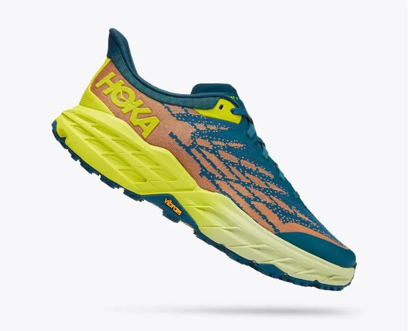 Hoka Speedgoat 5 In Blue Coral/Eve Prim