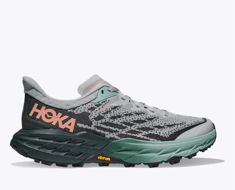 Hoka Speedgoat 5 In Harbor Mist / Spruce