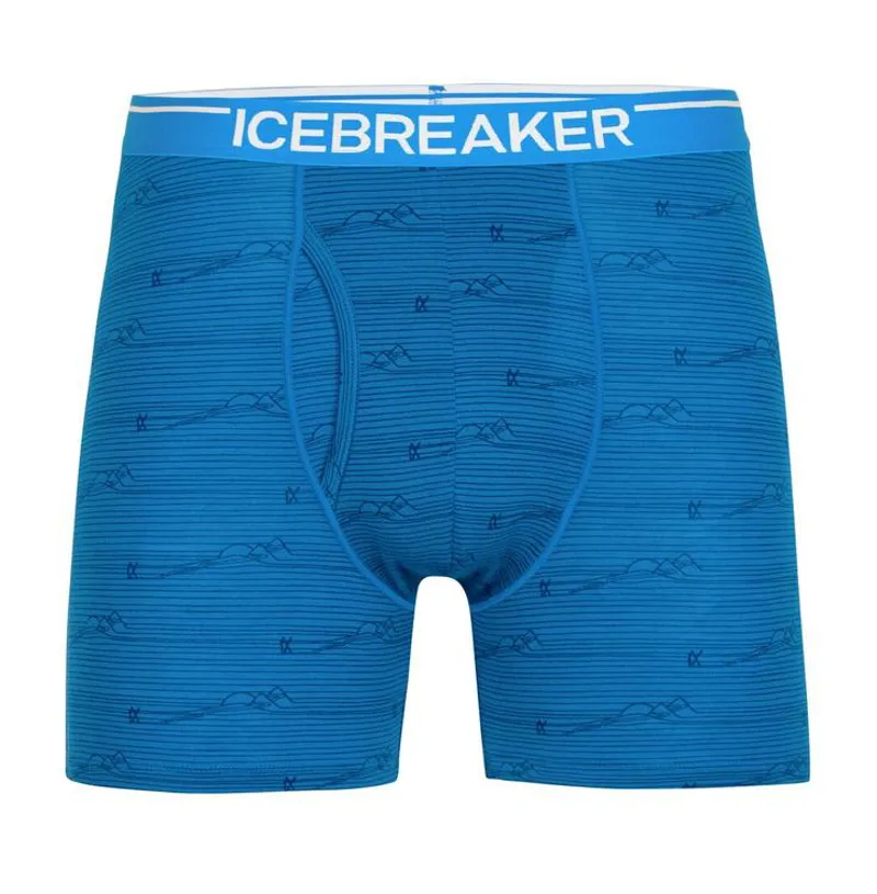 Icebreaker Anatomica Boxers W/Fly in Lazur Navy