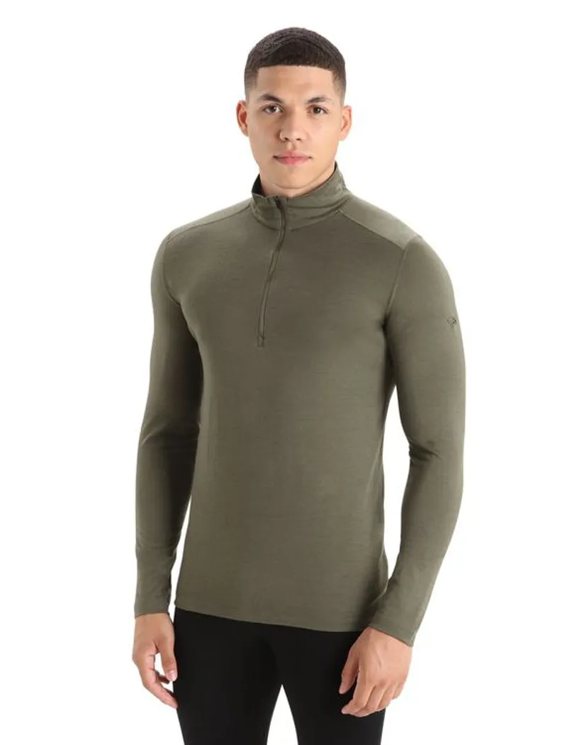 Icebreaker Merino Oasis 200 Ls Half Zip in Loden
