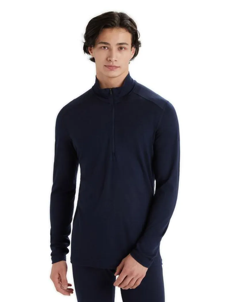 Icebreaker Merino Oasis 200 Ls Half Zip in Midnight Navy