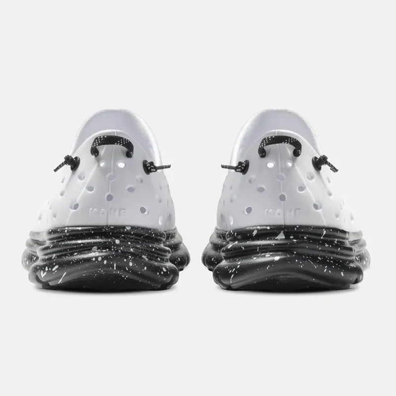Kane Revive Recovery Shoe in White/Black Speckle-4