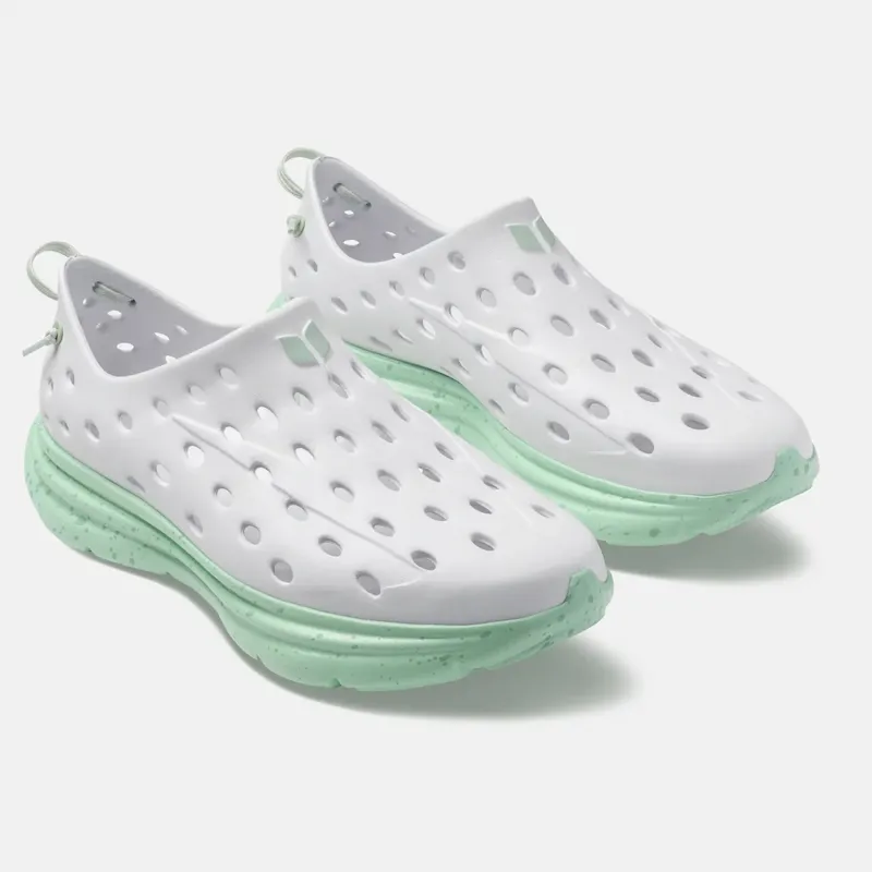 Kane Revive Recovery Shoe in White/Spring-1