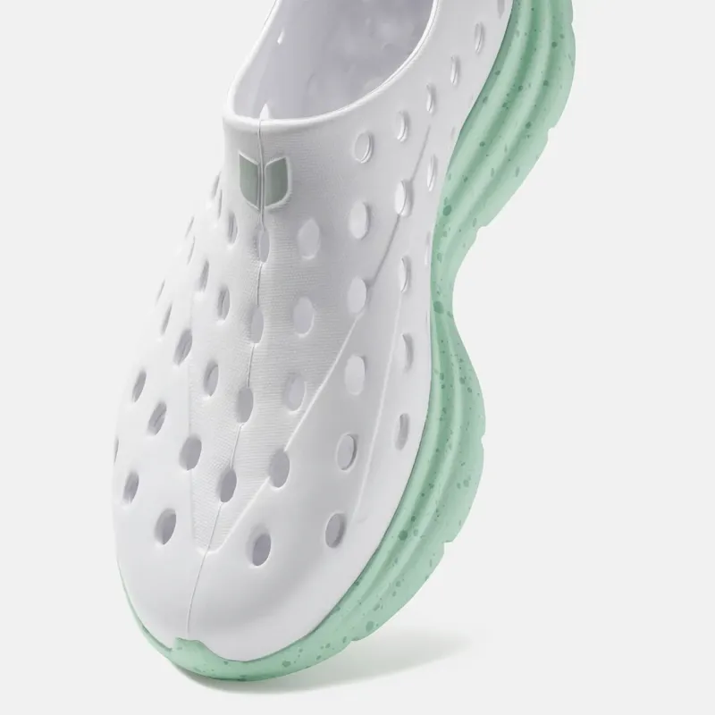 Kane Revive Recovery Shoe in White/Spring-5