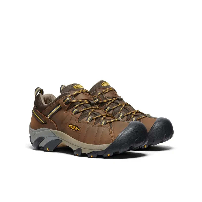 Keen Targhee II WP Hiking Shoe Wide in Cascade Brown/Golden Yellow-1