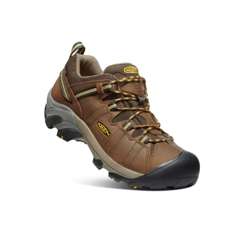 Keen Targhee II WP Hiking Shoe Wide in Cascade Brown/Golden Yellow-2