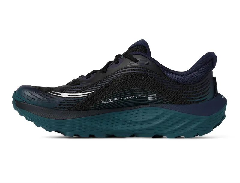 Topo Athletic Ultraventure 5 in Black/Dark Teal-2