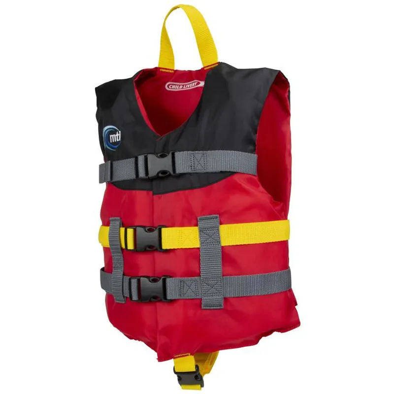Mustang Survival Child Livery Pfd in Red/Black