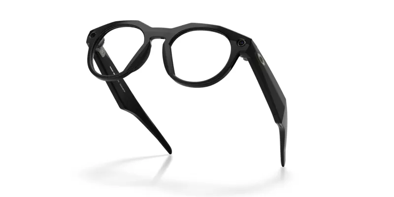 Oakley Meta HSTN AI Glasses in Black with Amethyst Transitions Lens-5